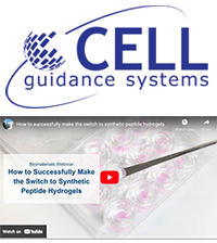 Cell Guidance Systems logo and video thumbnail